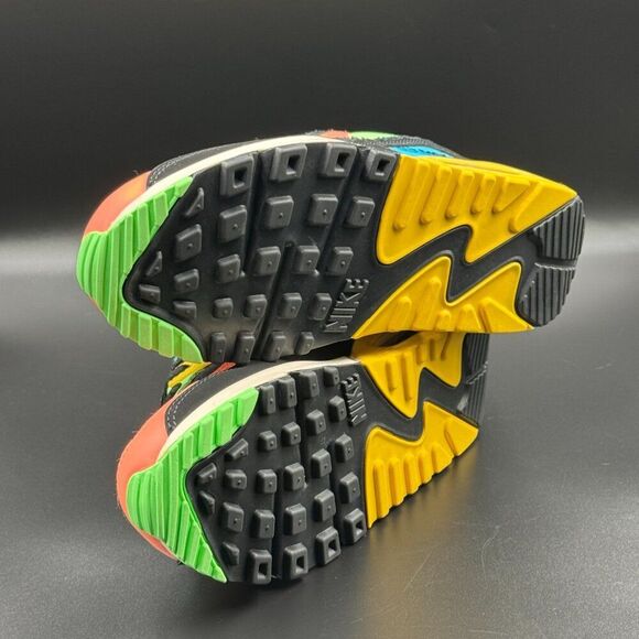 Wmns Nike Air Max 90 Atomic Pink Solar Flare - Picture 7 of 10